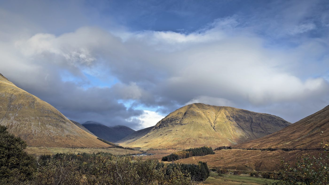 Golden glen, Scottish Highlands