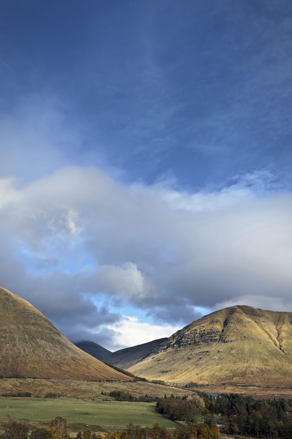 Into the glen, Scottish Highlands
